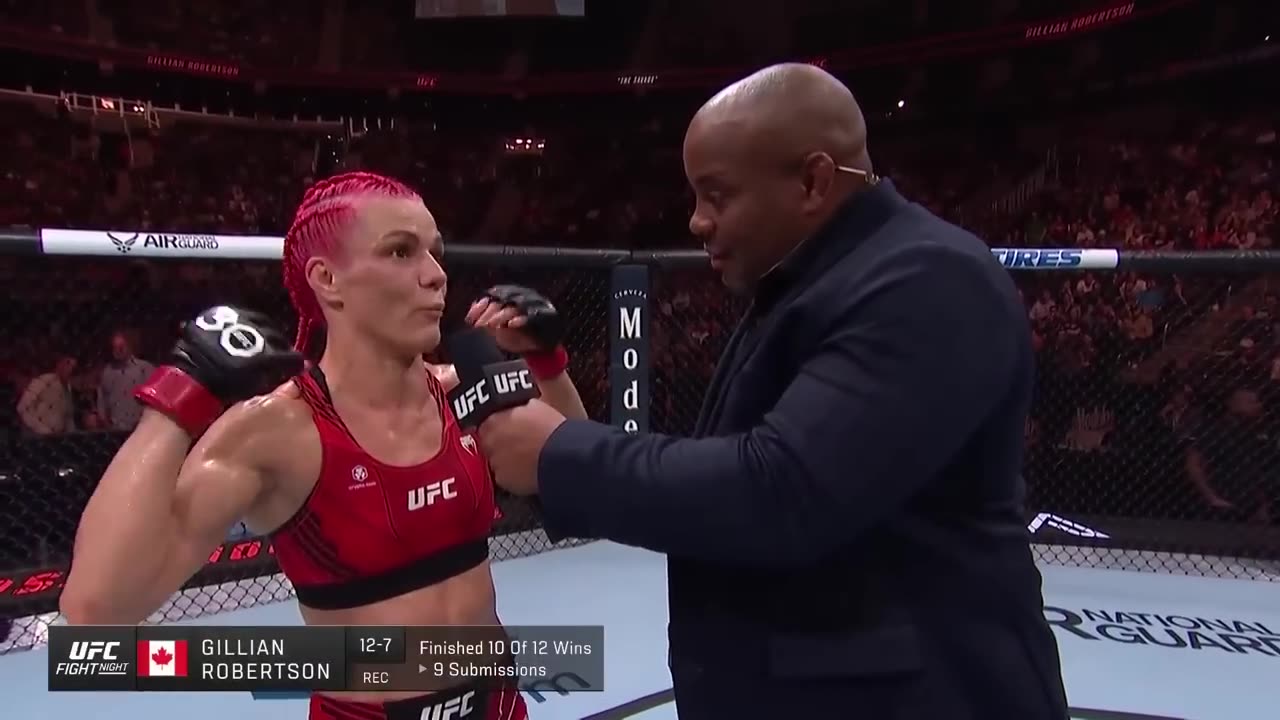Gillian Robertson Octagon Interview _ UFC Kansas City