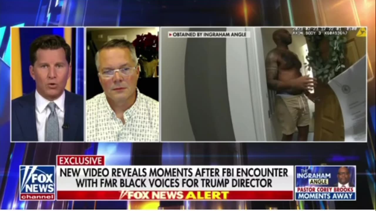 New video reveals moments after FBI encounter with former black voices for Trump Director