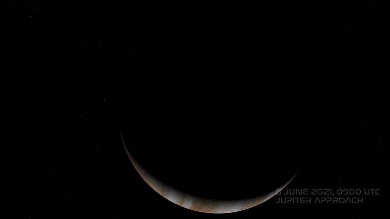 juno spacecraft moon and jupiter video by NASA