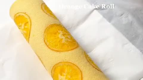 Orange Cake Roll