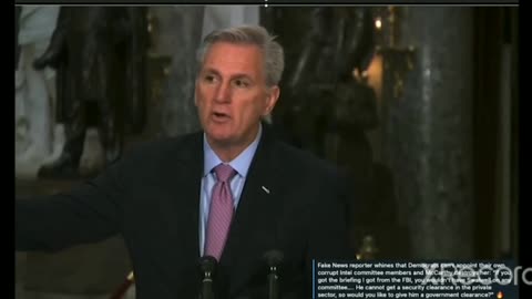 Kevin McCarthy puts the media in their place