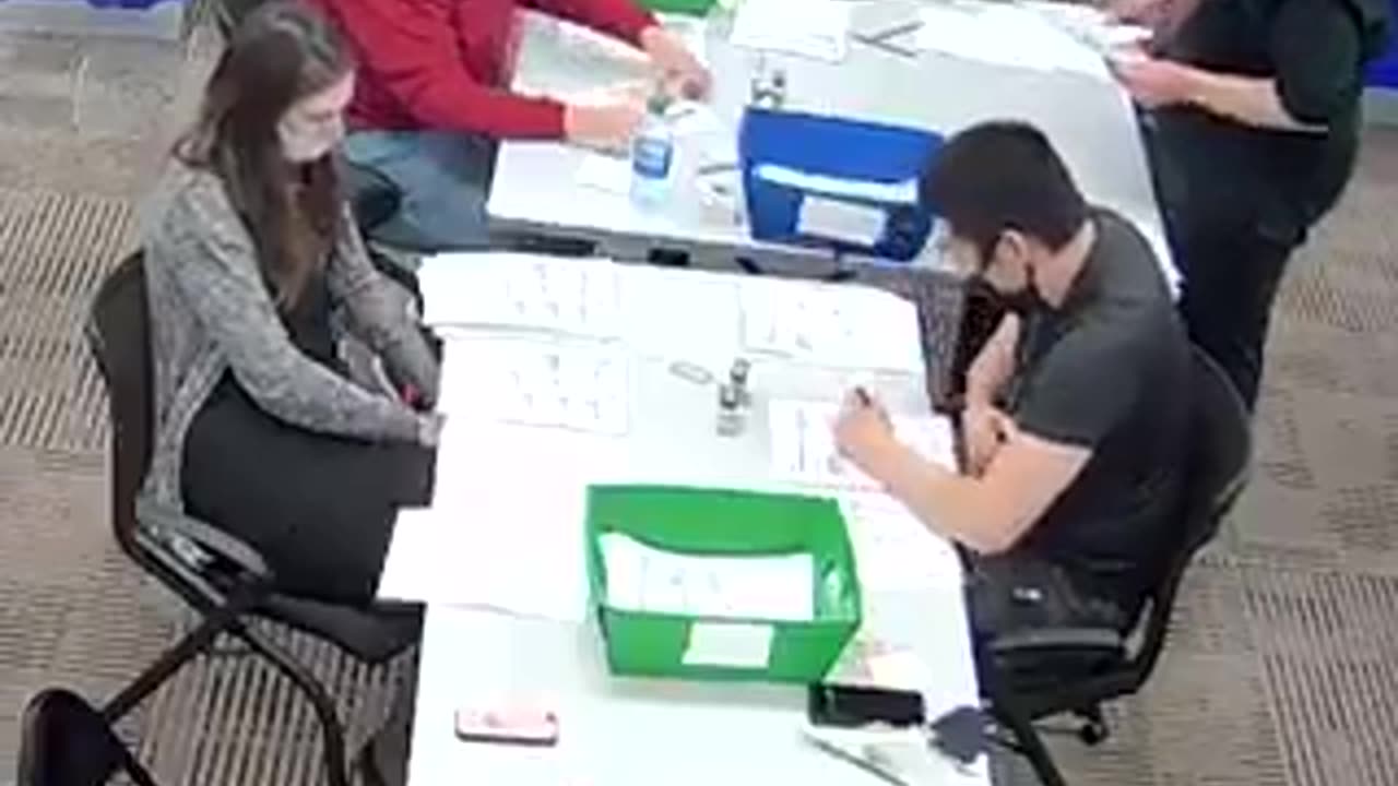 EVIDENCE OF ELECTION FRAUD 2020: Lady Filling Ballots