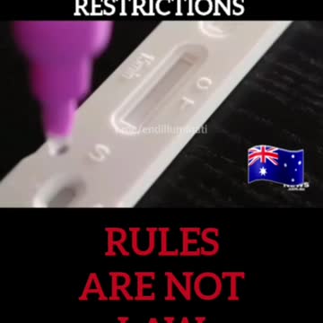 Rules Are Not Law - Stop Complying