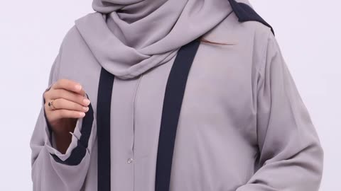 New ladies abaya in grey color so order now no03133712699