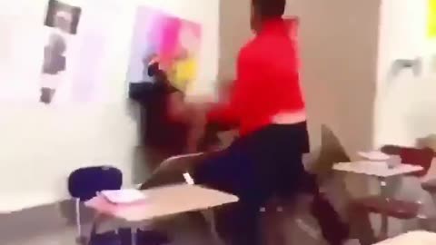 Another Girl Not Expecting To Get Hit Back