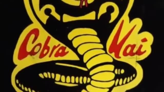 CARVING THE COBRA KAI LOGO