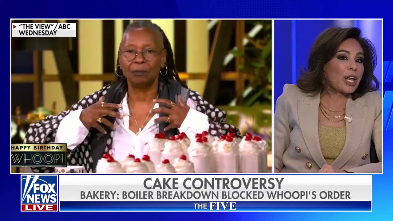 Judge Jeanine responds to Whoopi Goldberg's bakery claim: 'It was a lie'