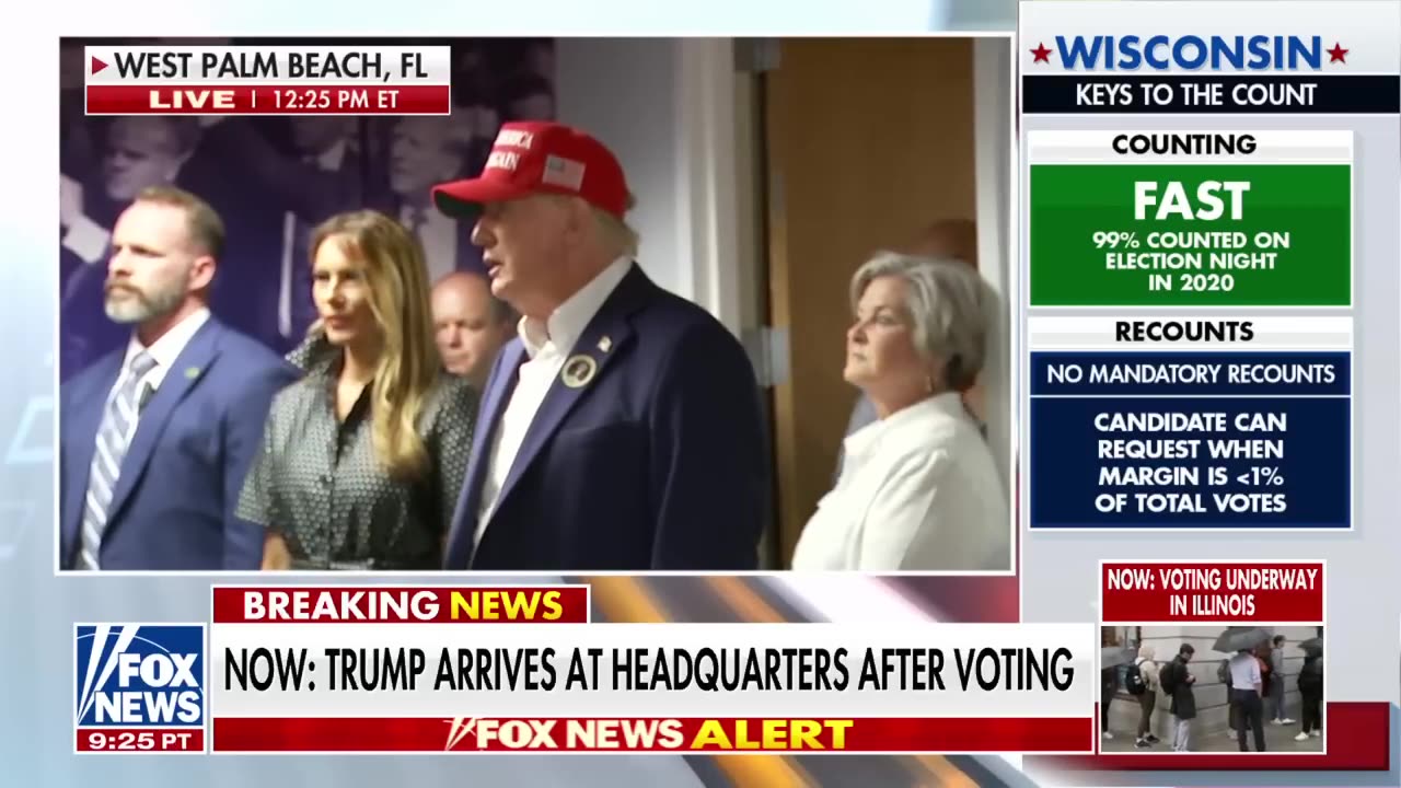 Trump thanks staff after voting in Florida 'Let's see if we can close it out'