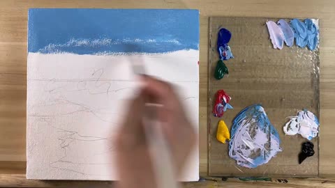 How to Paint Waves / Acrylic Painting / Correa Art