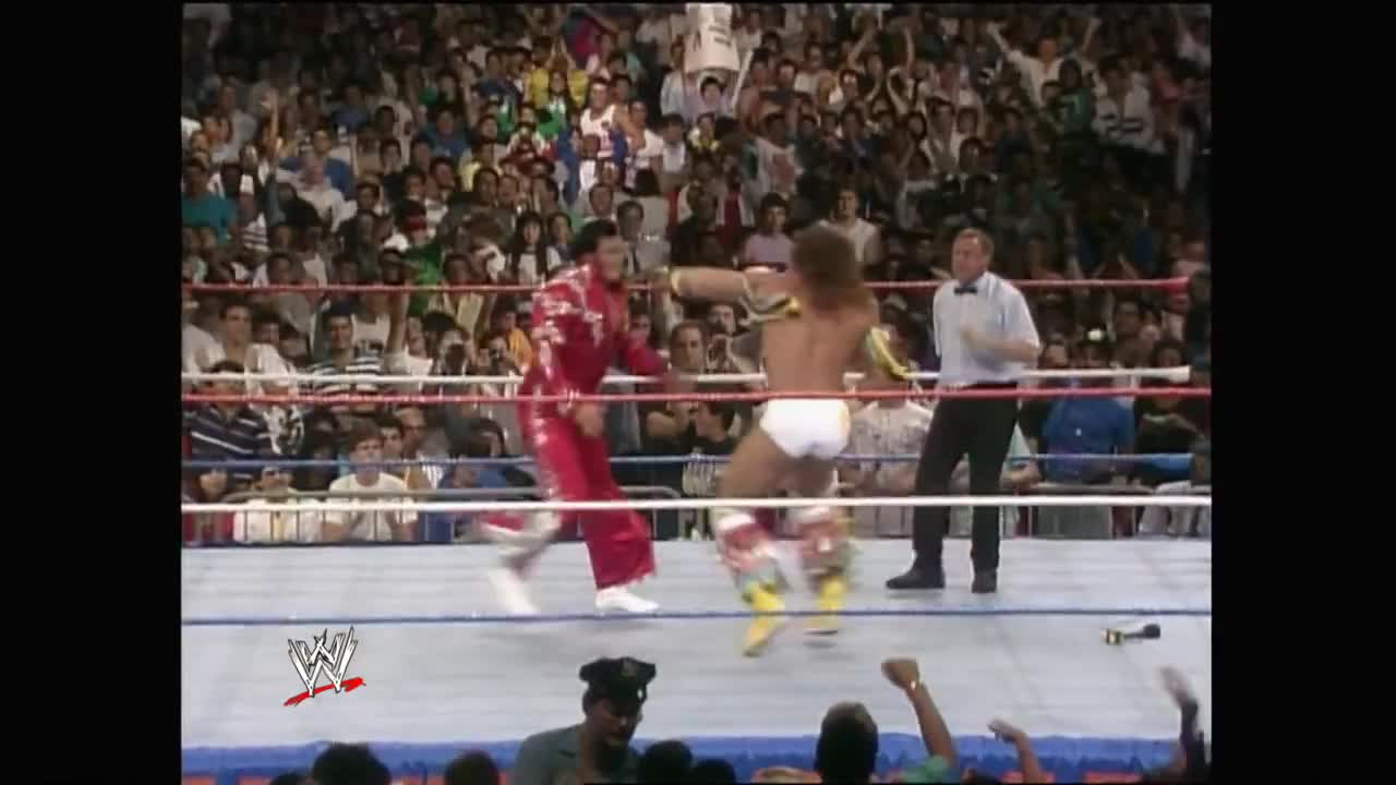 FULL MATCH - Ultimate Warrior vs. The Honky Tonk Man - Intercontinental Title Match: SummerSlam 1988