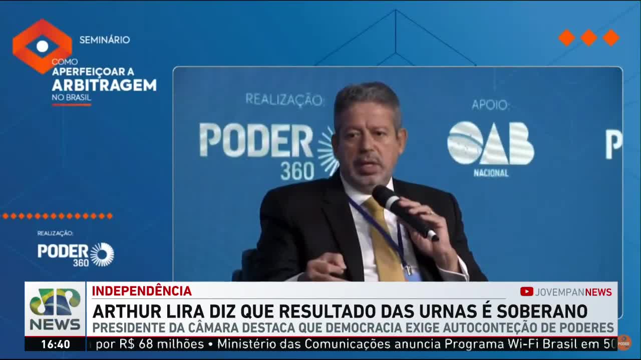 O resultado das urnas é soberbo”, afirmou Arthur Lira