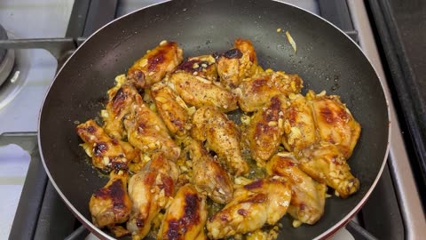 Chicken Wings with Caramelized in Sugar