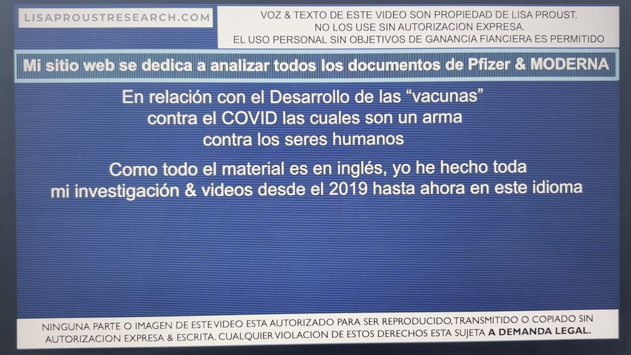 Vacunas de MODERNA Parte V- Version en español