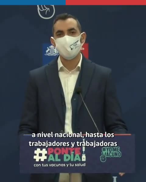 El subsecretario de salud de Chile comunica sobre la vacuna covid 19