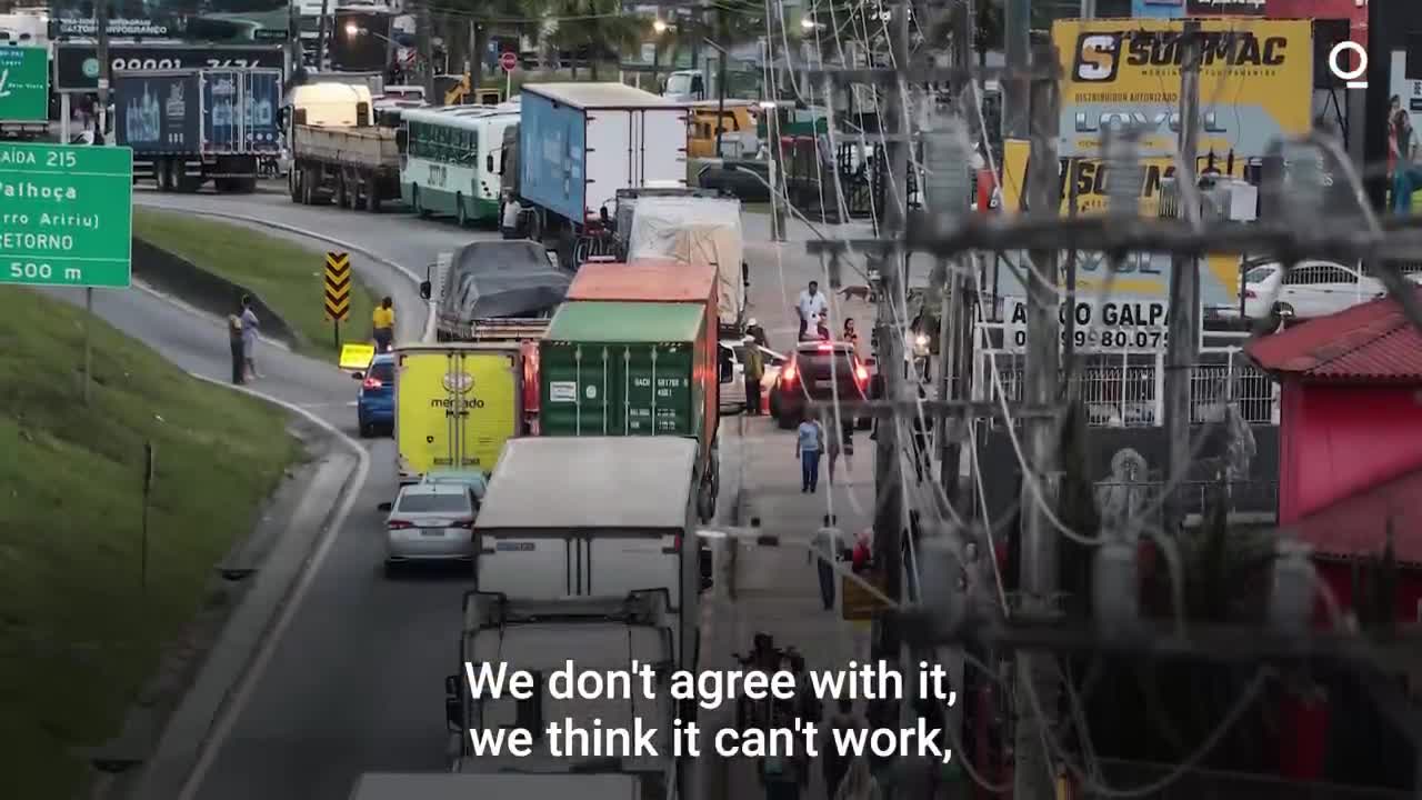 Brazil Truckers Block Roads to Protest Bolsonaro Election Loss