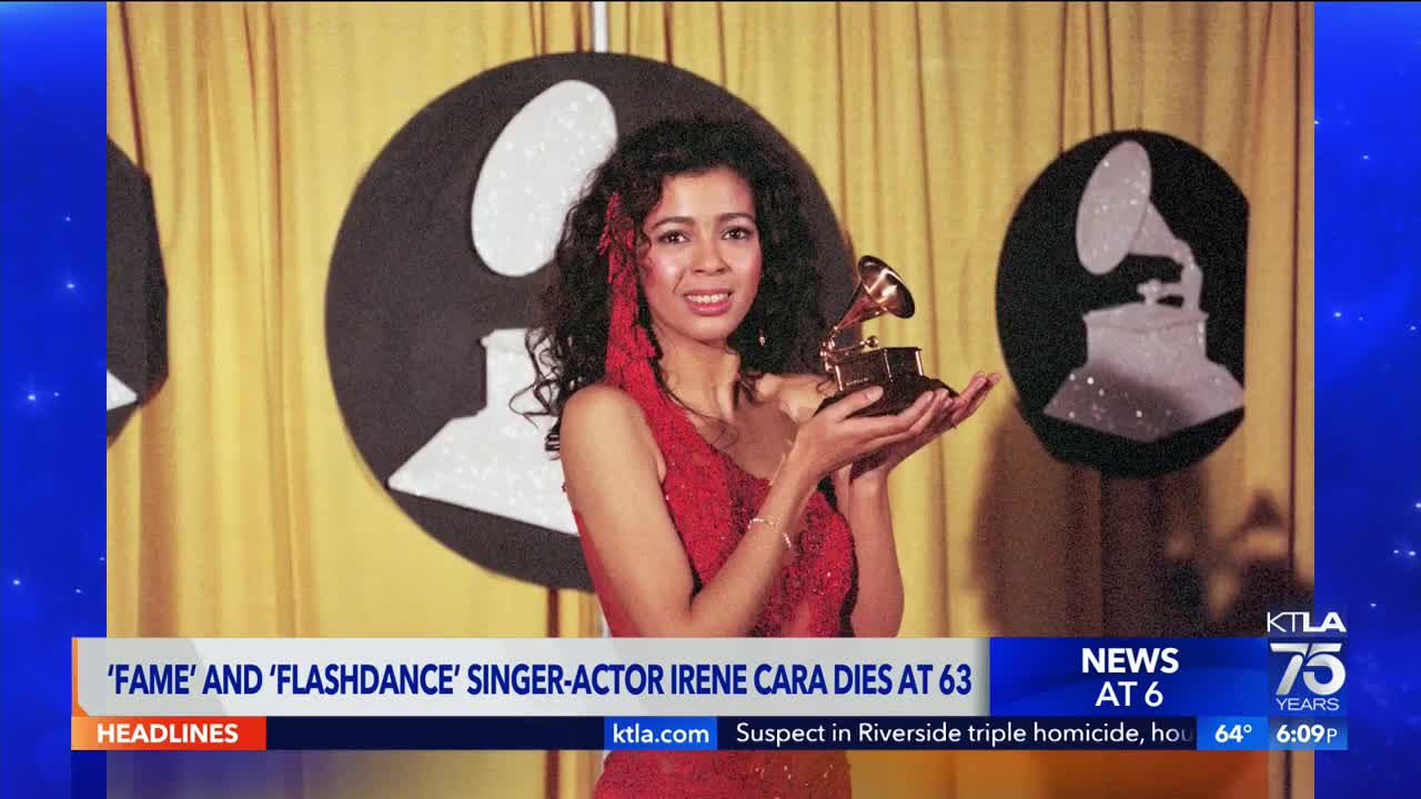 Irene Cara, who sang hits from 'Fame' and 'Flashdance,' dies at 63