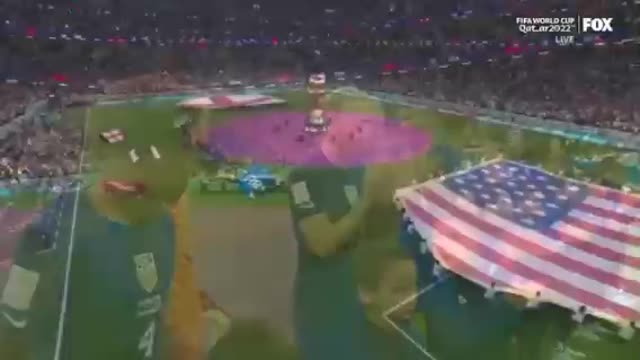 JUST IN: National Anthem plays at the 2022 FIFA World Cup