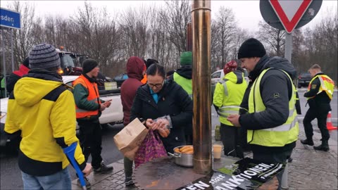 BAUERNPROTEST, 12 01 2024 - BAB A 4, Auffahrten Burkau und Bautzen-West, Straßensperrungen 🕊️