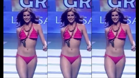 Fantastic performance on model catwalk 002