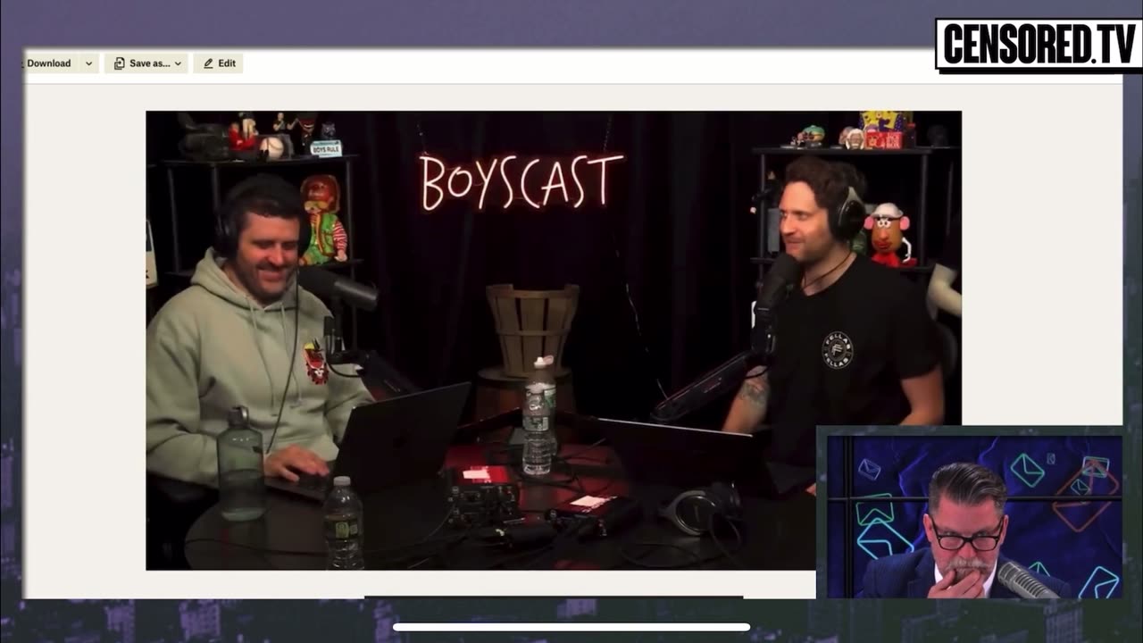 Gavin reacting to BoysCast