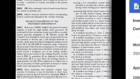 GEO Engineering Tornado Patents🤔Get It Now?