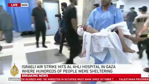 More than 500 dead in Israeli shelling on a hospital in Gaza