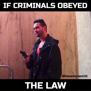 Because criminals don't obey the law