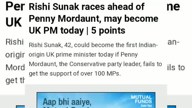 Rishi sunak can be united kingdom next prime minister