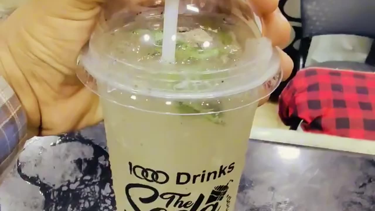 🥤 I tried Lemon mint soda from 1000 Soda Drink Depot 🥤