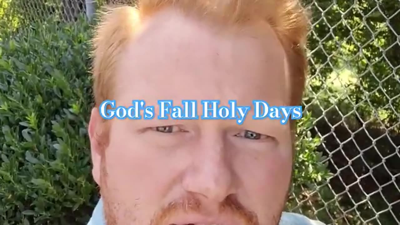 God's Fall Holy Days