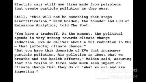 24-0307 - Electric Vehicles More Harmful To The Environment Than Gas-Powered Cars