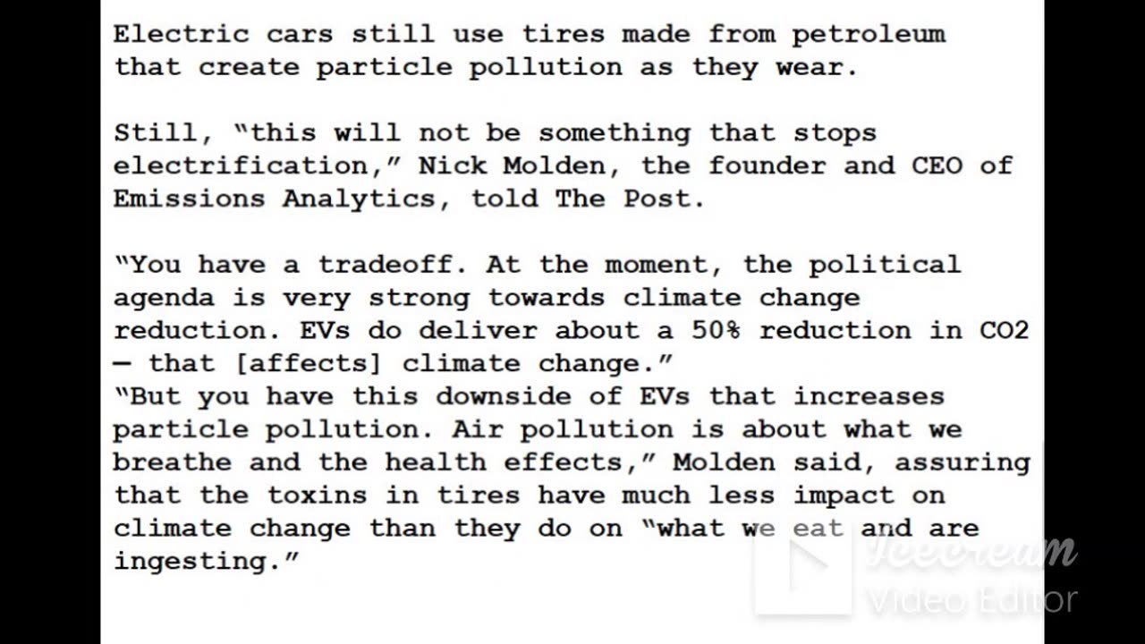24-0307 - Electric Vehicles More Harmful To The Environment Than Gas-Powered Cars