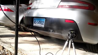 Aston Martin V8 Vantage Cold Start (With surprise guest)