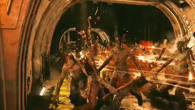 my first horde interaction in Warhammer40k Darktide (Closed Beta) cannot wait for full release!!