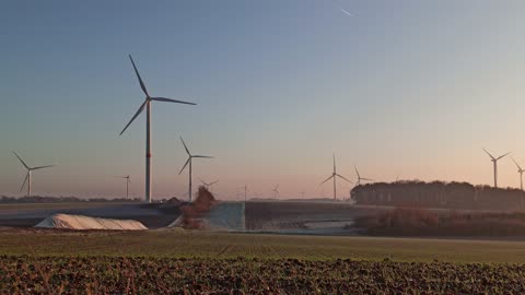 Air Winds Producing Electricity lets see.