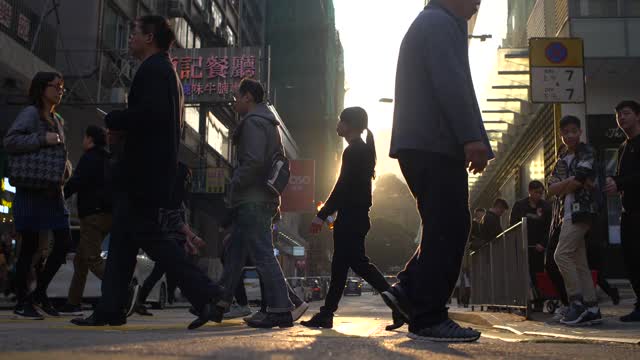 Busy Hong Kong Stree