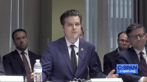 Matt Gaetz SHREDS The Lack Of Law And Order In Democrat Cities
