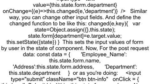 How do call the input value on reactjs
