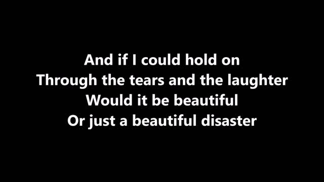 Kelly Clarkson - Beautiful Disaster with Lyrics