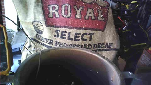 Roasting the Kenya AA Top Green Coffee