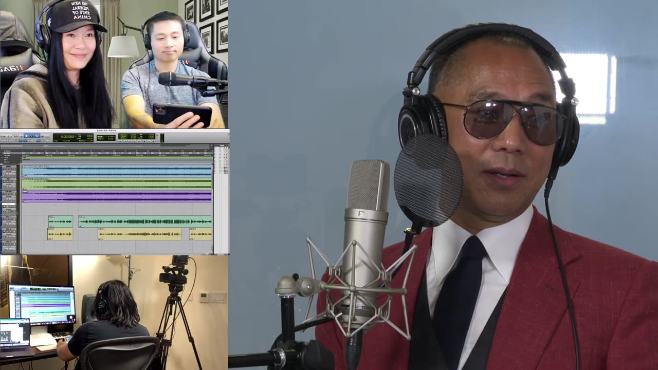 20211016文贵先生直播：揭秘摇滚巨星郭文贵先生与新中国联邦战友们现场录音实况
