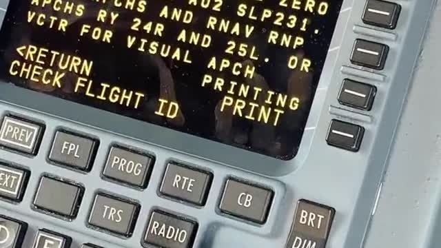 Did you know we have a printer on the airplane?