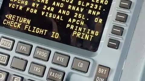 Did you know we have a printer on the airplane?