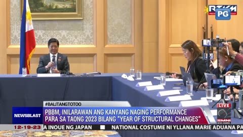 PBBM, inilarawan ang kanyang naging performance para sa taong 2023