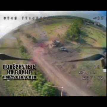 VT40 Drone Strikes on an M2A2 Bradley IFV and an M1A1 Abrams Tank
