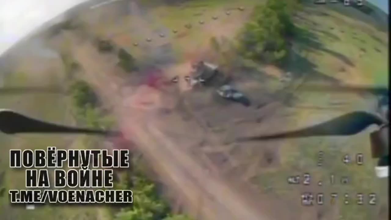 VT40 Drone Strikes on an M2A2 Bradley IFV and an M1A1 Abrams Tank