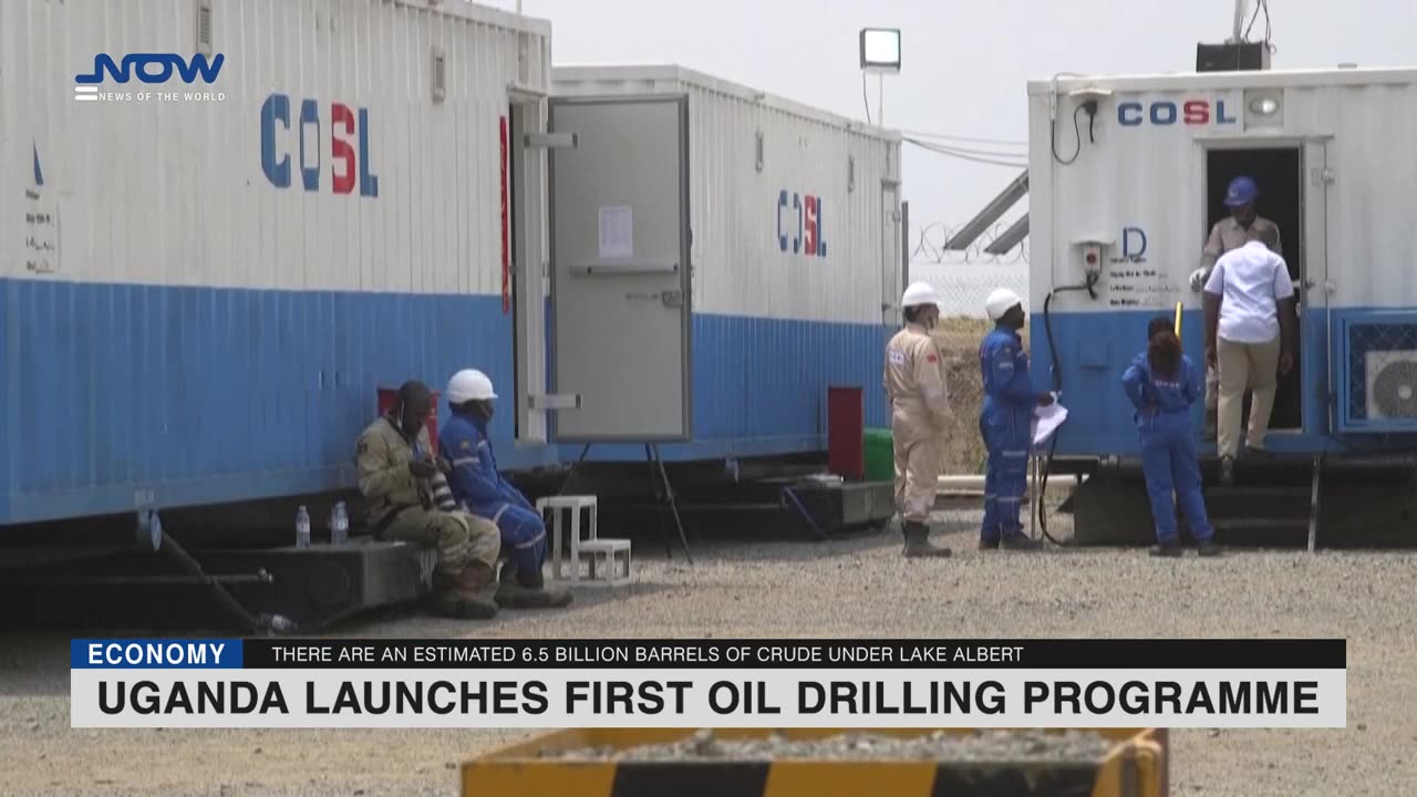 Economy news: Uganda launches first oil drilling programme