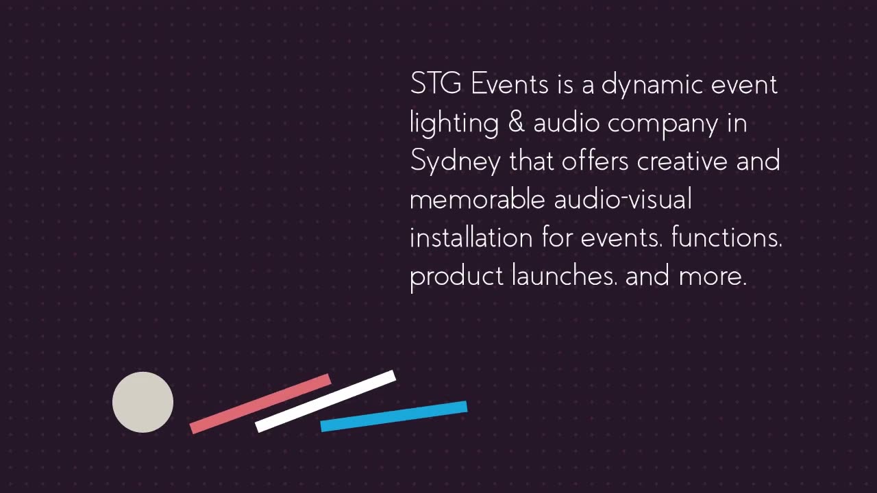 Lighting and Audio Sound Specialist in Sydney