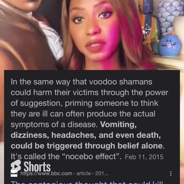 How Your Brain Might Be Working Against You-The NOCEBO Effect.