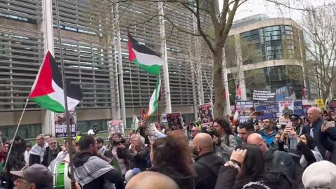 Iranian-backed Al Quds march in the heart of Westminster.